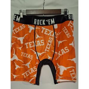 Rock EM Texas Longhorns Boxer Briefs Logo All-Over‎ Size Large